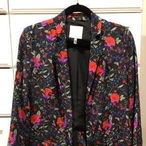Joie floral silk blazer